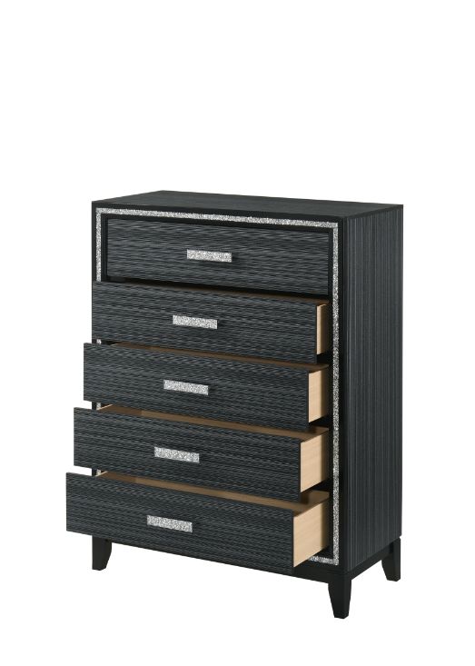 Haiden Chest in Weathered Black