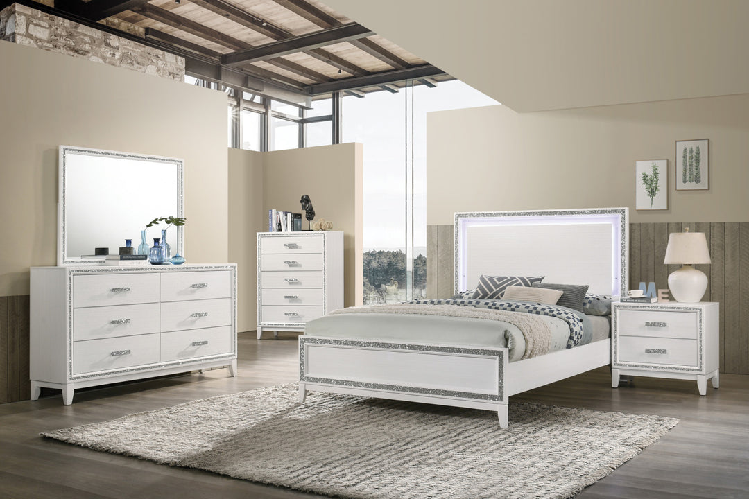 Haiden Dresser in White - lifestyle