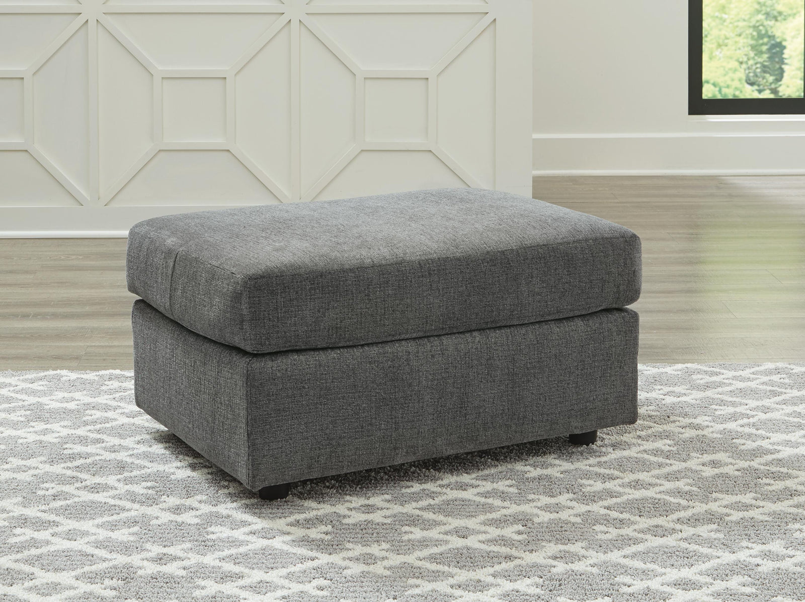 Stairatt Ottoman - Dark Gray (2)