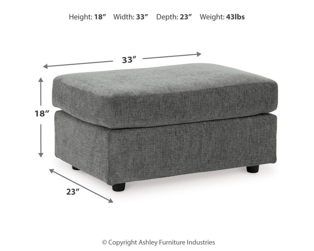 Stairatt Ottoman - Dark Gray (6)