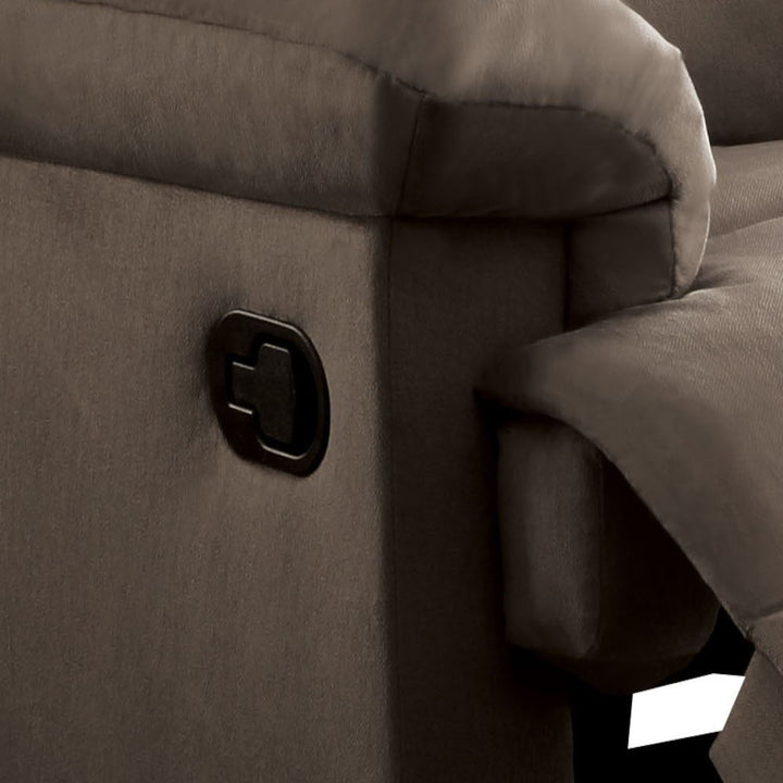 Arcadia - Woven Motion Recliner - Light Brown