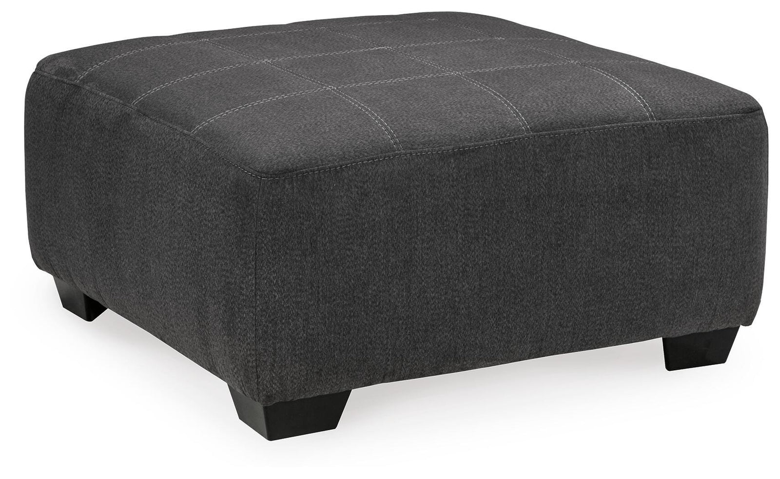 Ambee Oversized Accent Ottoman - Dark Gray (1)
