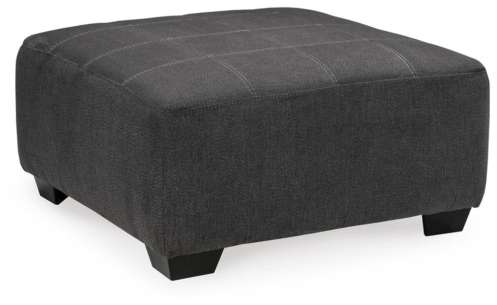 Ambee Oversized Accent Ottoman - Dark Gray (1)