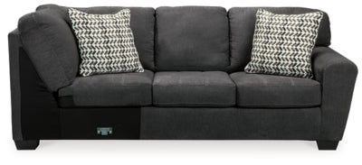 Ambee Right-Arm Facing Sofa - Dark Gray - Dark Gray