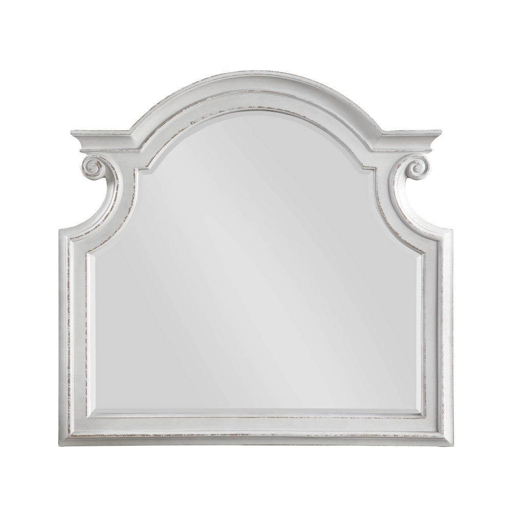 Florian Mirror in Antique White