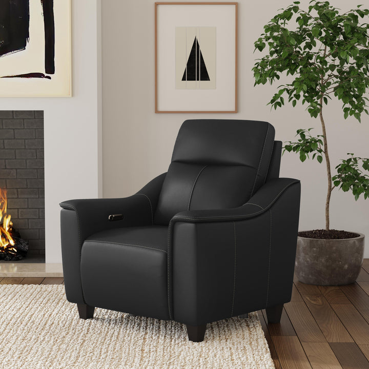 Walter Power Recliner With Power Headrest Coal