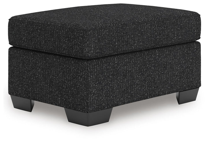 Jasmine Peaks Ottoman - Black (1)