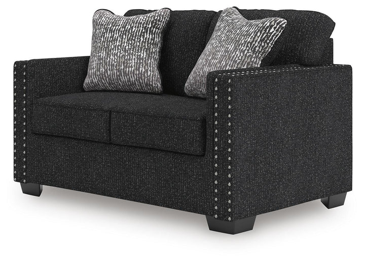 Jasmine Peaks Loveseat - Black (4)