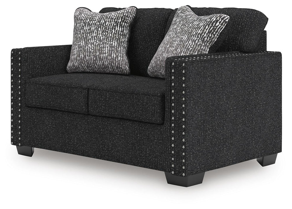 Jasmine Peaks Loveseat - Black (4)