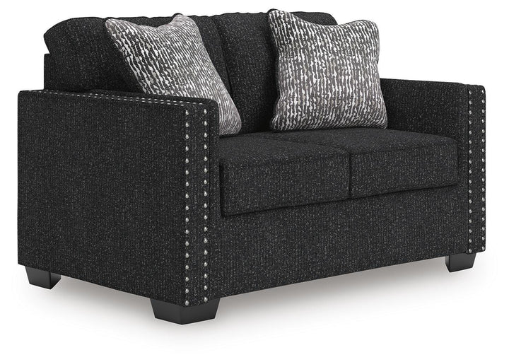 Jasmine Peaks Loveseat - Black (1)