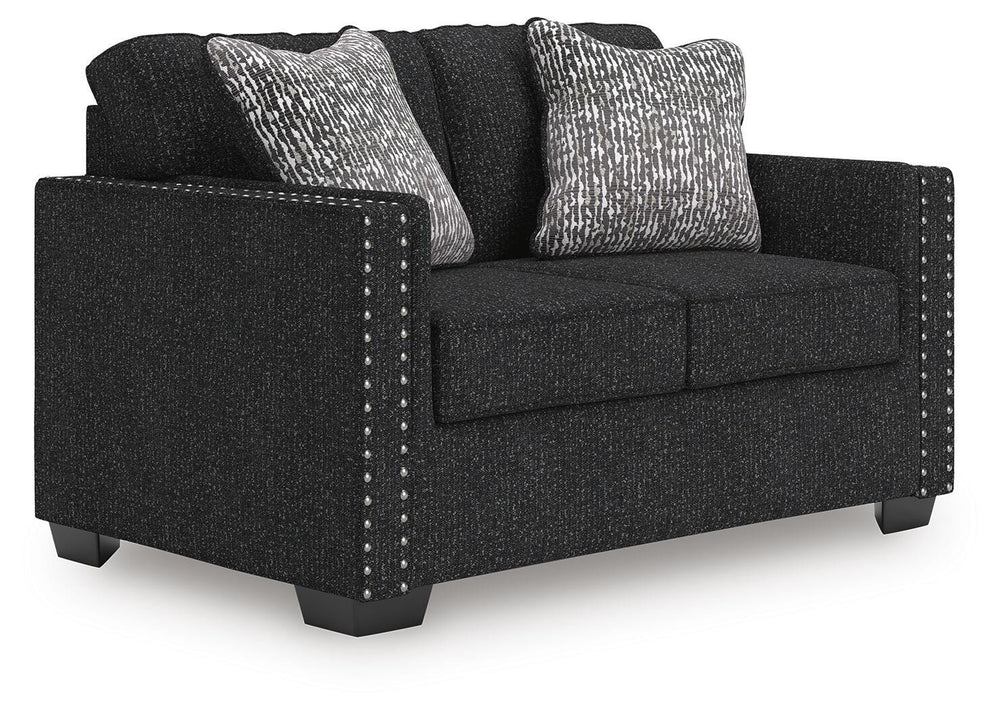 Jasmine Peaks Loveseat - Black (1)