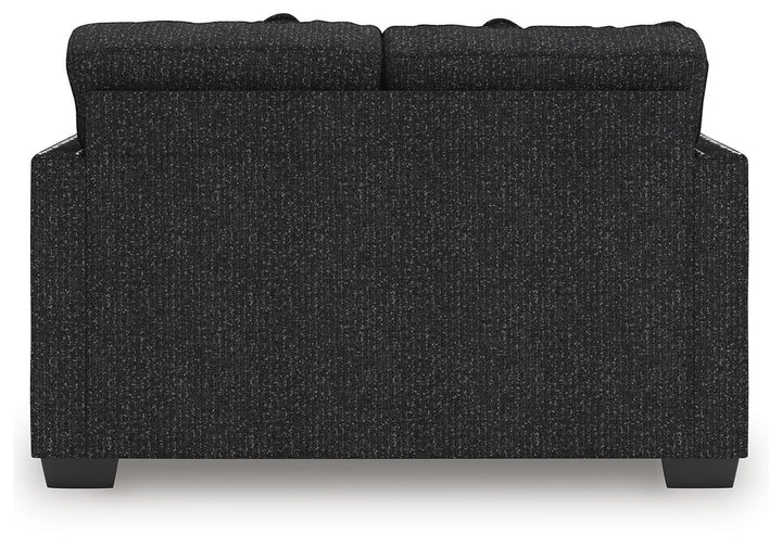 Jasmine Peaks Loveseat - Black (6)