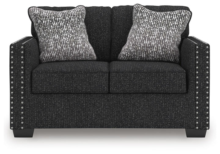 Jasmine Peaks Loveseat - Black (3)