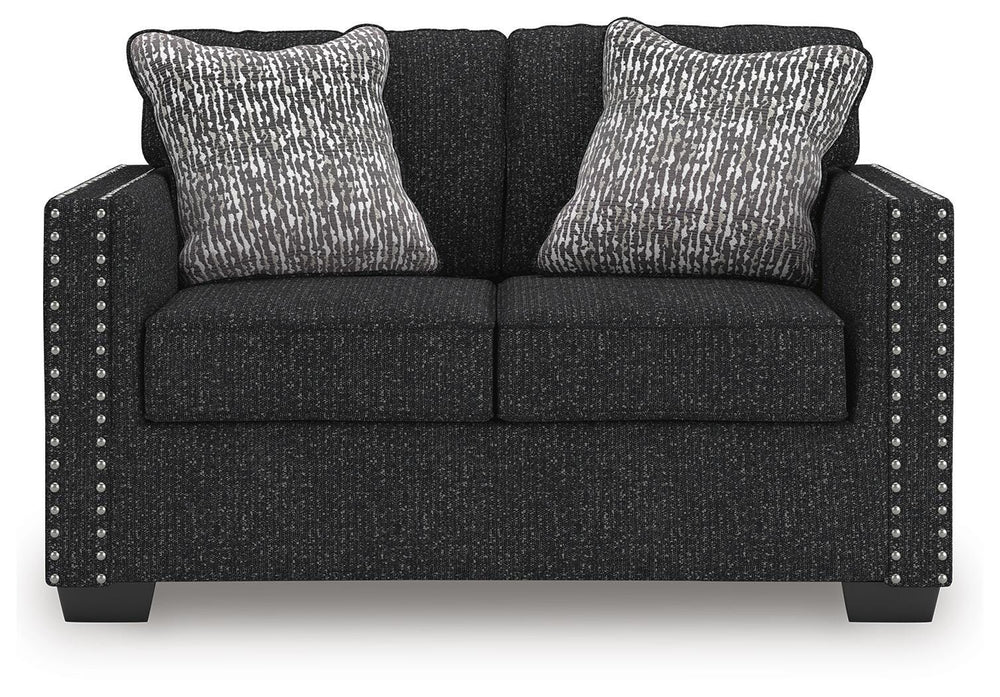 Jasmine Peaks Loveseat - Black (3)