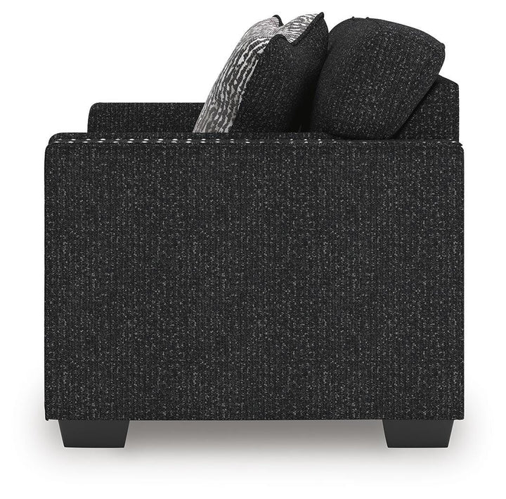 Jasmine Peaks Loveseat - Black (7)