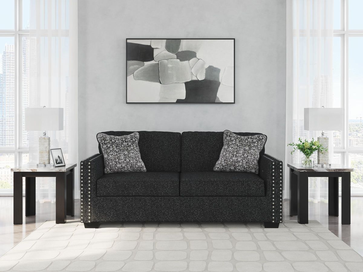 Jasmine Peaks Sofa - Black (2)