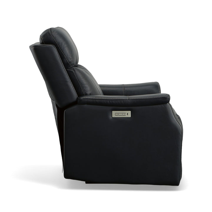 Easton Power Recliner With Power Headrest &amp; Lumbar Ocean
