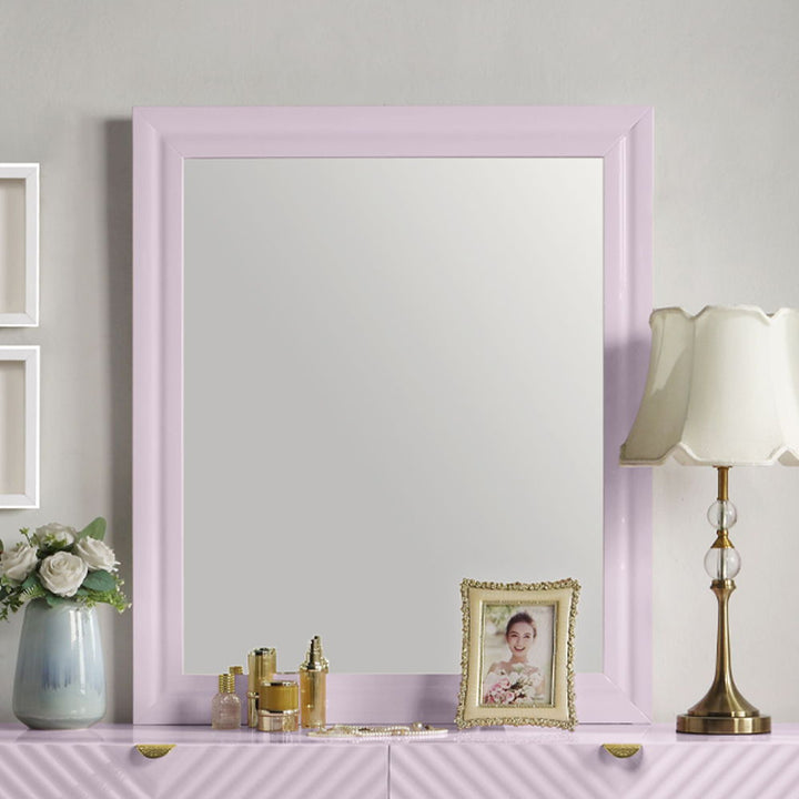 Gaines - Mirror - Pink High Gloss