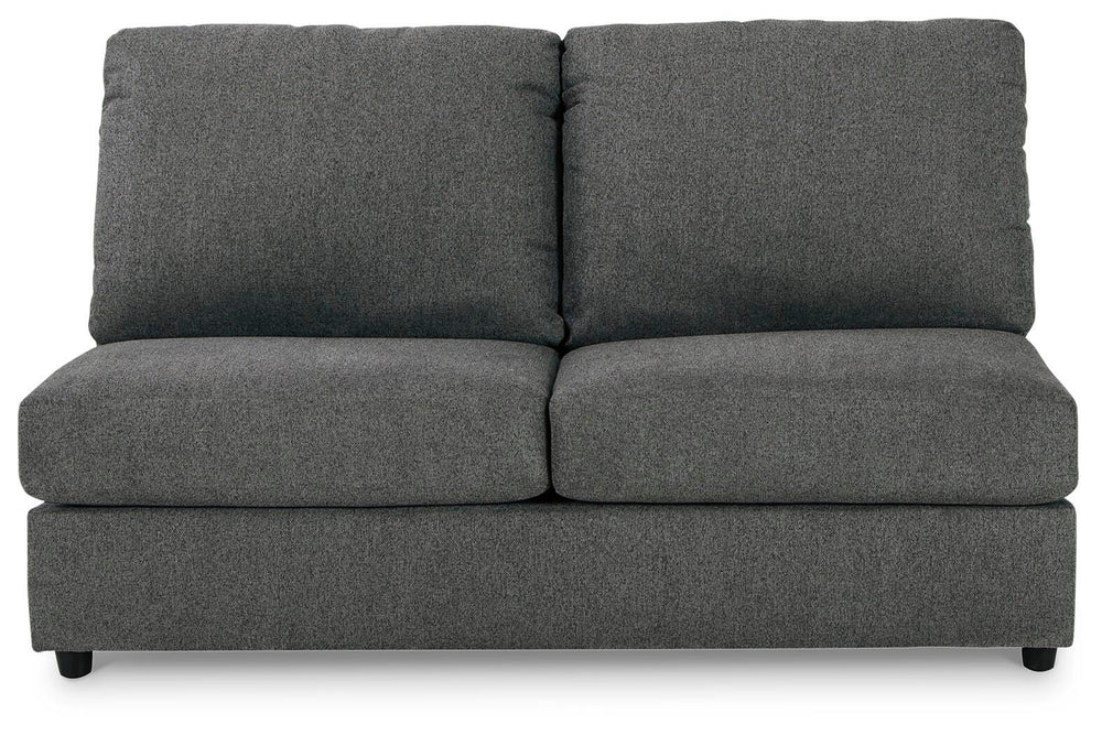 Edenfield Armless Loveseat - Dark Gray (3)