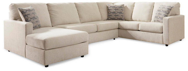Edenfield 3-Piece Sectional with Chaise - Linen (1)