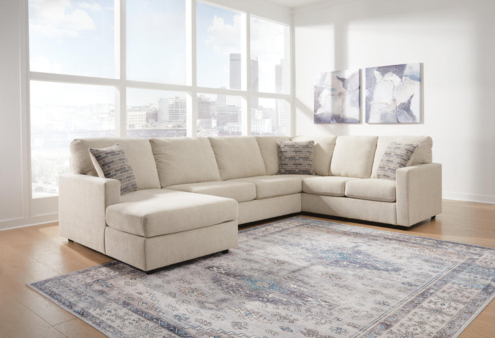 Edenfield 3-Piece Sectional with Chaise - Linen (2)