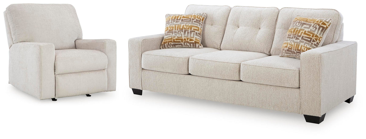 Larimer Sofa and Recliner (1)