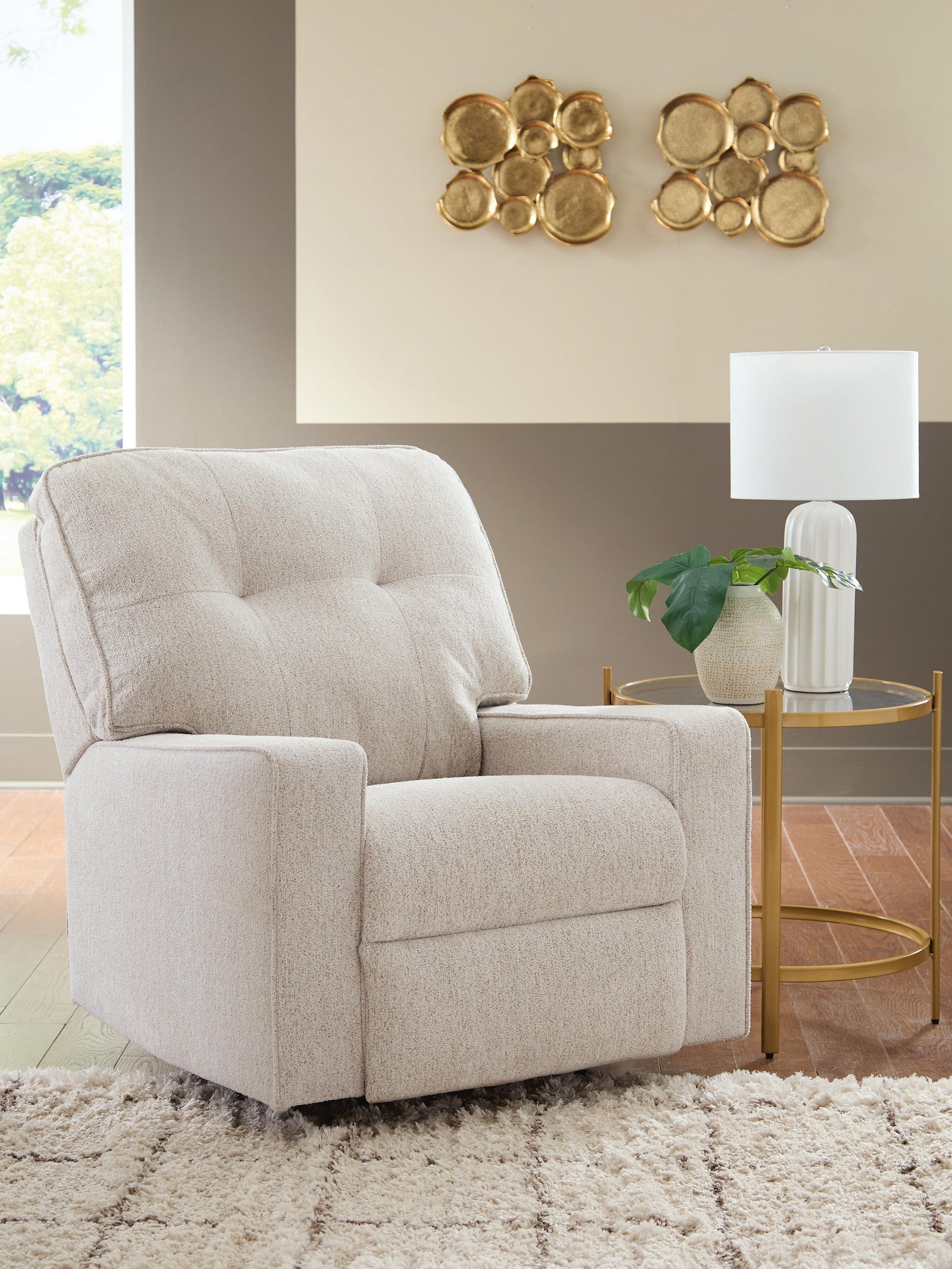 Larimer Recliner - Beige (2)