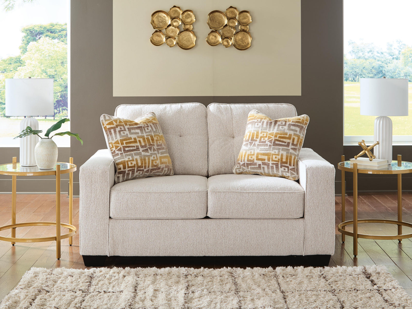 Larimer Loveseat - Beige (2)