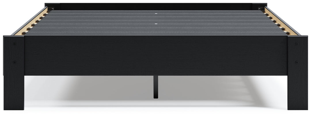 Finch - Queen Platform Bed - Black