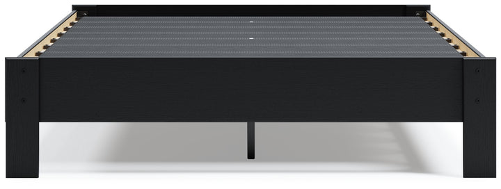 Finch - Queen Platform Bed - Black