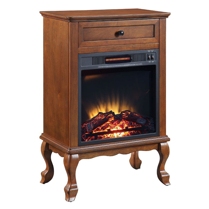 Eirene - Fireplace - Walnut