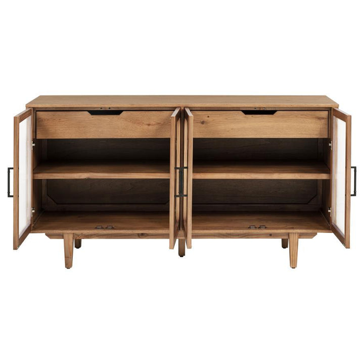 Middleton - 4-Door Sideboard Server With Dual Drawers - Natural