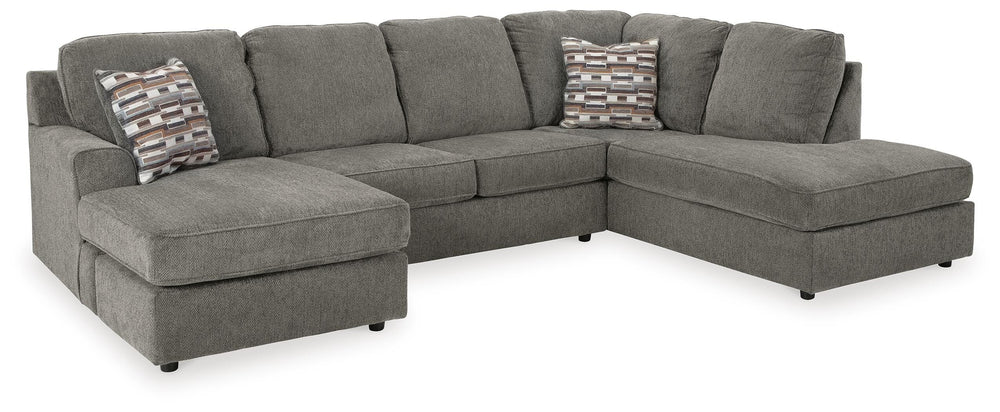 O'Phannon 2-Piece Sectional with Chaise - Putty (1)