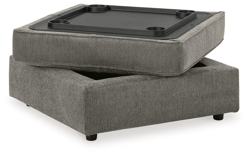 O'Phannon Ottoman With Storage - Beige (4)