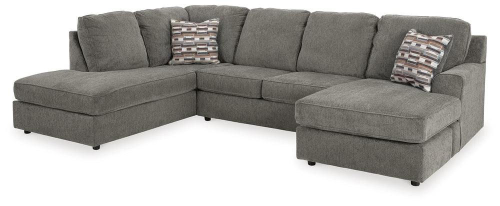 O'Phannon 2-Piece Sectional with Chaise - Putty (1)