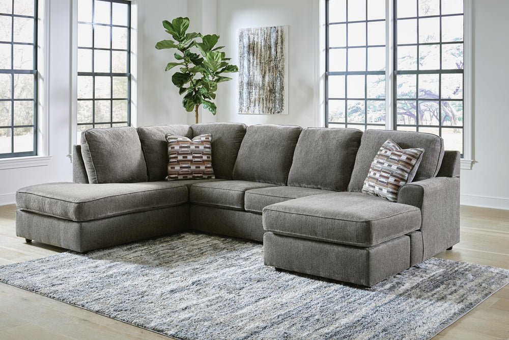 O'Phannon 2-Piece Sectional with Chaise - Putty (2)