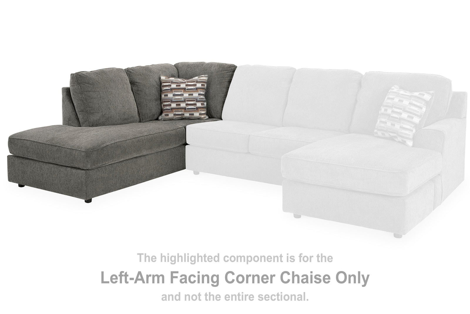 O'Phannon Left-Arm Facing Corner Chaise - Beige (2)