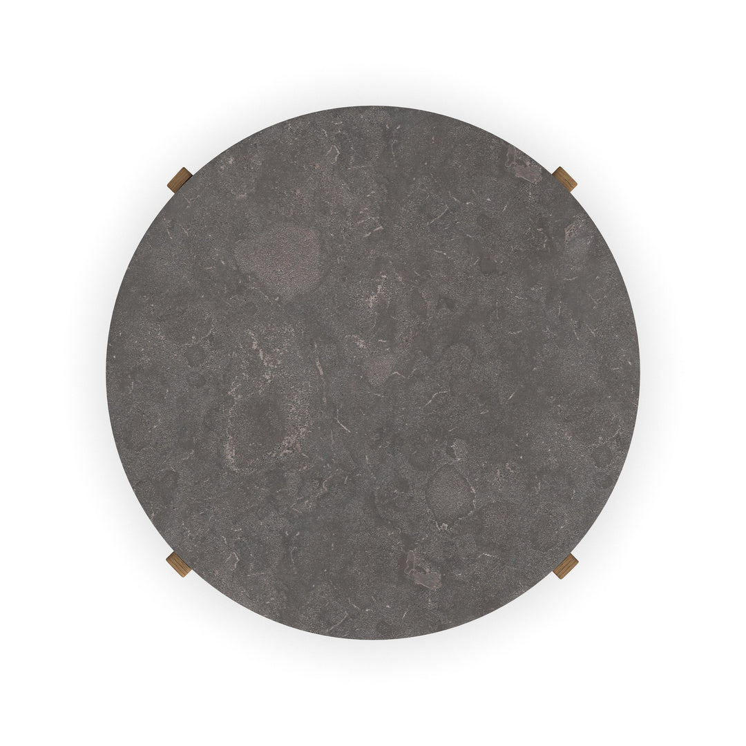 Flexsteel W1488-034 Eclipse  Round Coffee Table  Light Brown / Dark Gray