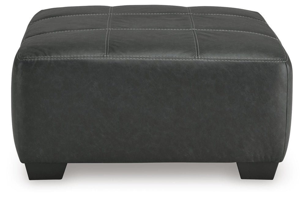 Brixley Pier Oversized Accent Ottoman - Dark Gray (3)