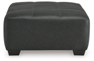 Brixley Pier Oversized Accent Ottoman - Dark Gray