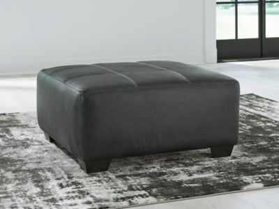 Brixley Pier Oversized Accent Ottoman - Dark Gray