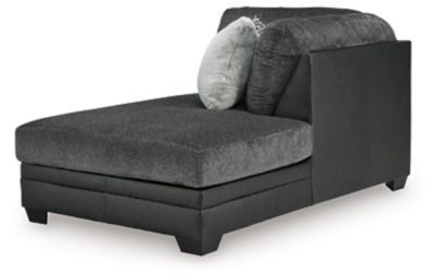 Brixley Pier Right-Arm Facing Corner Chaise - Dark Gray
