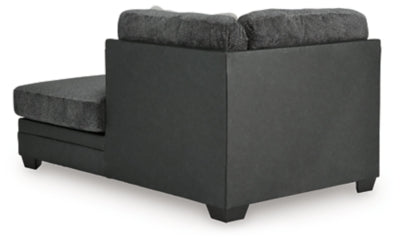 Brixley Pier Right-Arm Facing Corner Chaise - Dark Gray