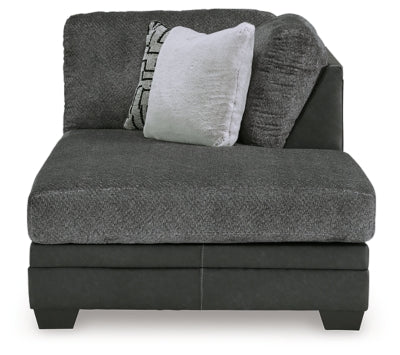 Brixley Pier Right-Arm Facing Corner Chaise - Dark Gray