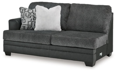 Brixley Pier Left-Arm Facing Sofa - Dark Gray
