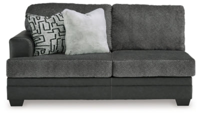 Brixley Pier Left-Arm Facing Sofa - Dark Gray