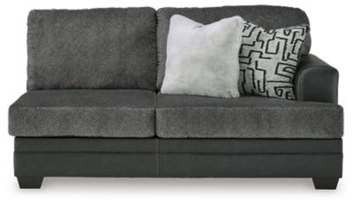 Brixley Pier Right-Arm Facing Sofa - Dark Gray
