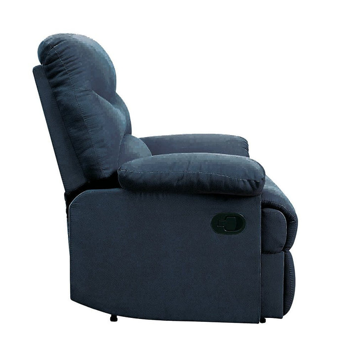 Arcadia - Motion Recliner - Blue Woven Fabric