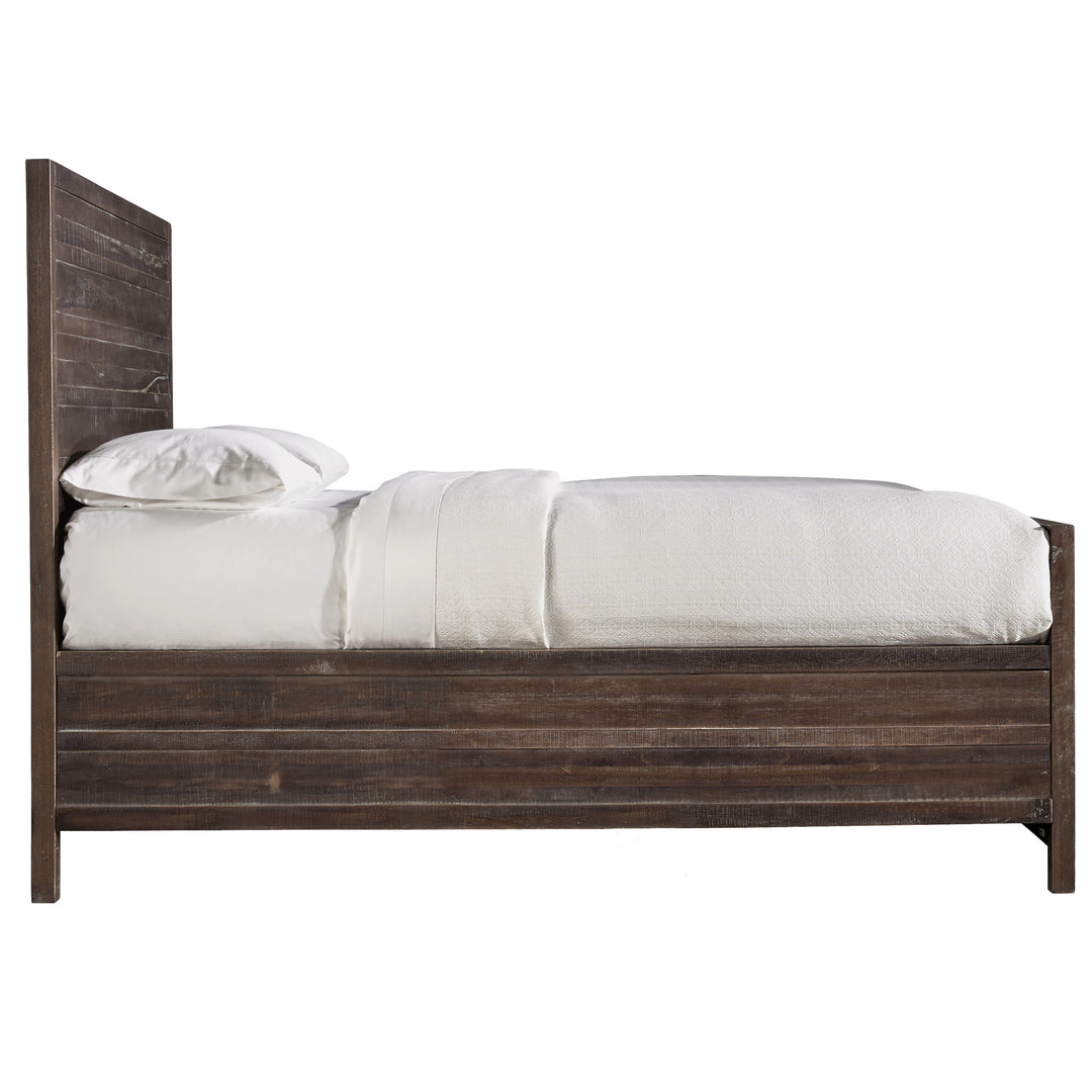 Modus Furniture 8T06L5 Townsend Solid Wood Panel Bed In Java