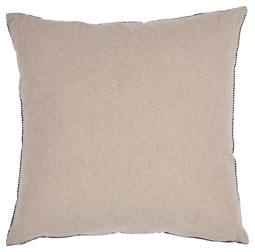 Edelmont - Pillow - Black / Linen